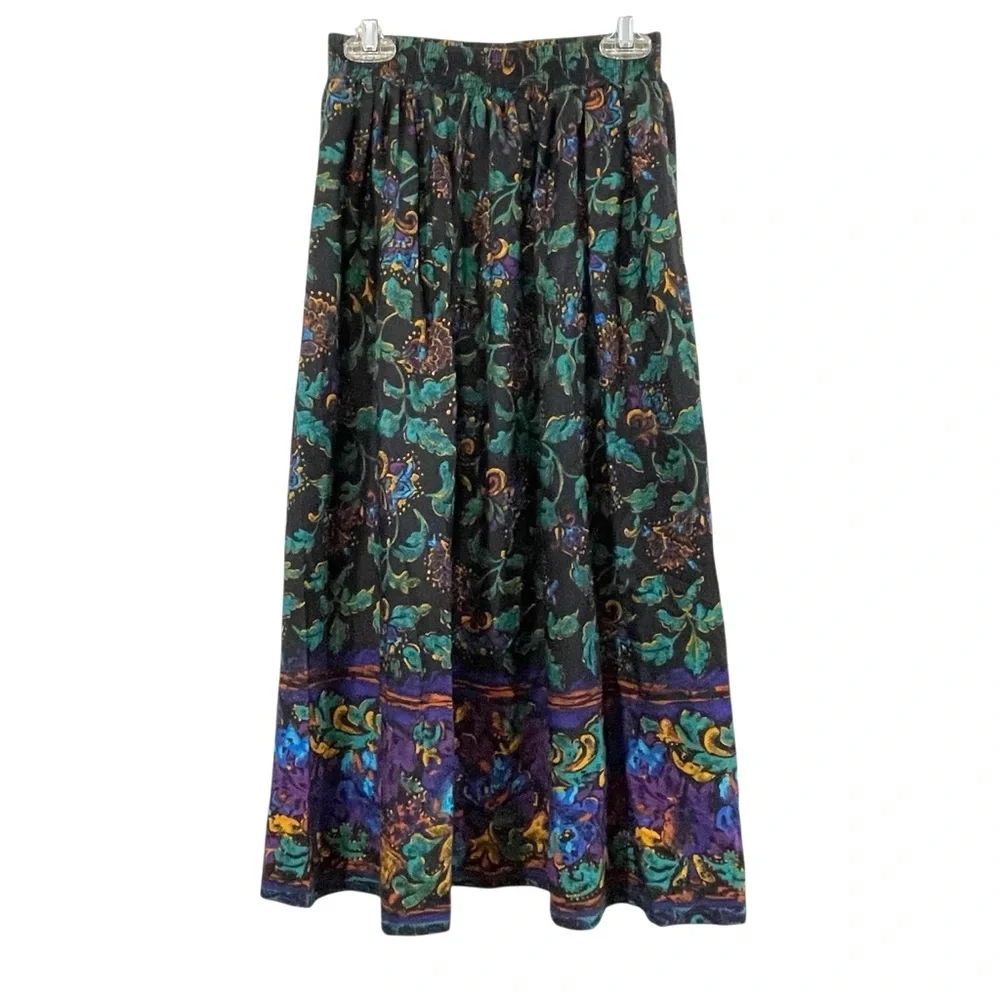 Vintage Floral Maxi Skirt - Picture 4 of 7